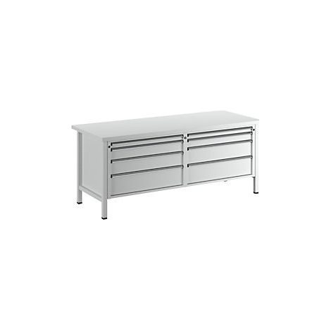 Banco de trabajo con cajones XL/XXL  bastidor modular  anchura