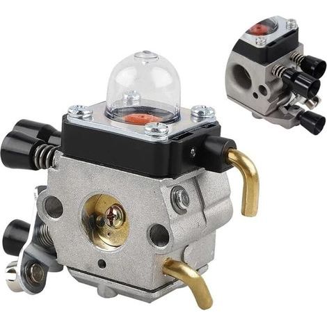 Carburateur pour débroussailleuse STIHL FS38 FS45 FS45C FS46 FS55 FS55R FS55RC FS85 KM55 KM55R HL45 – Alliage d'aluminium – Installation rapide sans outils (1/4)
