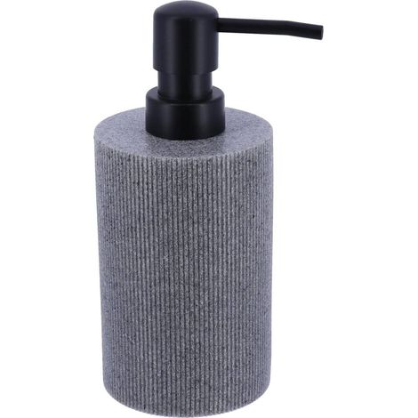Seifenspender aus polyresin 310 ml - grau - Tendance
