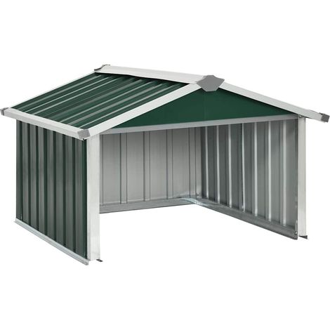 Maison Exclusive - Capanno per Robot Tosaerba 92x97x63 cm Acciaio Zincato Verde
