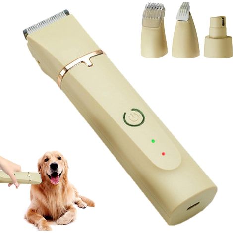 Tondeuses à Cheveux pour Chien, Tondeuses de toilettage pour Animaux de Compagnie sans Fil Rechargeables, Outils de toilettage Portables pour Petits et Grands Chiens, Chats, Animaux (1/5)