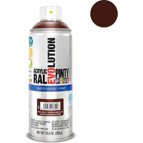 PintyPlus Evolution Farbe auf Wasserbasis – RAL 8017 Intensive Schokolade, 520 ml