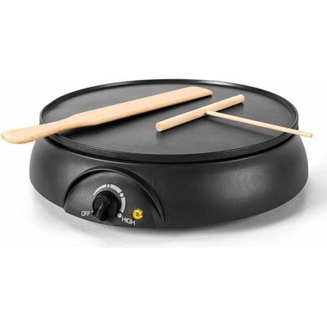 TrAdE Shop Traesio - Crepiera Elettrica 1000w Piastra Macchina Per Crepes Pancake Scalda Piadina Antiaderente - (1/4)