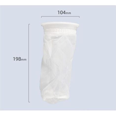 3 Pièces Filtre IBC en Nylon pour Cuve, 200 Mesh Filtre à Eau de Pluie, Filtre Lavable pour Couvercle en Nylon - Kit de Filtres (1/4)