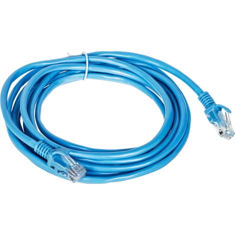 Câble de brassage RJ45/3.0 bleu 3,0 m (1/2)