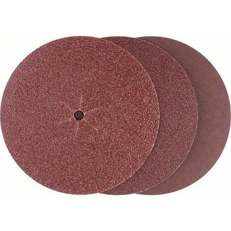 Bosch 2609256B53 Disques abrasifs papier pour Ponceuses à serrer trou central 2 feuilles grain 40/2 feuilles grain 60/2 feuilles grain 80/2 feuilles grain 120/2 feuilles grain 180 Diamètre 125