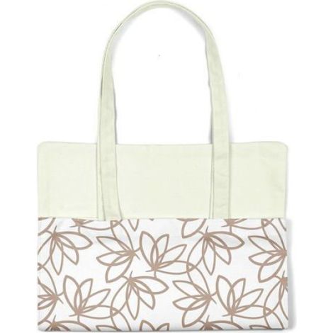 Sac Shopping - Coton - Beige - 34 x 40 cm - Réutilisable - 1 Pièce (1/4)