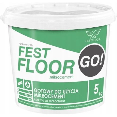 FESTFLOOR GO 5 kg - FF7044 SEIDENGRAU Mikrozement