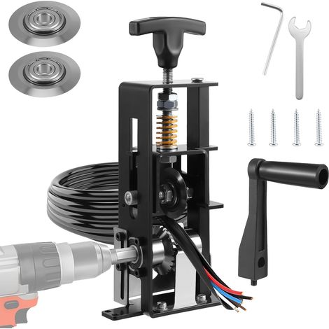 Dénudeur Câble Électrique 1-30Mm,Dénudeuse De Câble Électrique,avec Réglage,Machine À Dénuder pour Cuivre,Dénudeur Fil Électrique pour Recyclage De La Ferraille