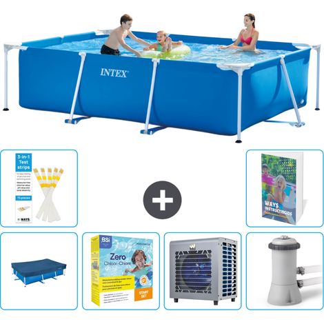 Intex Piscina con struttura Rettangolare - 300x200x75 cm - 7-pezzi  S84 (1/5)