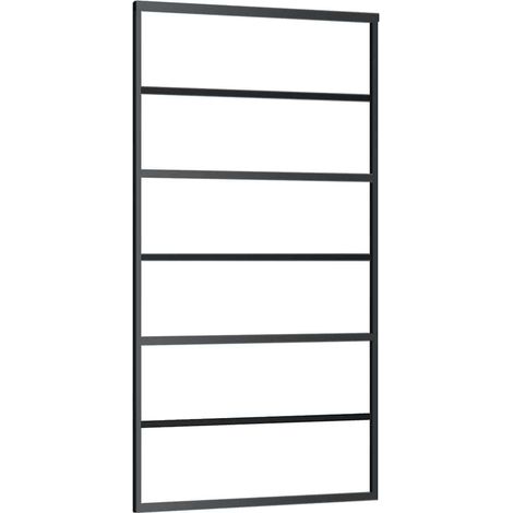 Maison Exclusive - Schiebetür ESG-Glas und Aluminium 102x205 cm S (1/5)