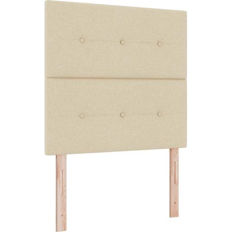 Maison Exclusive - Cabecero LED con tiras LED con cabecera Crema