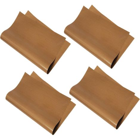 4 feuilles Tapis de Cuisson Antiadhésif Réutilisable Résistant à Haute Température Doublure pour Plaque de Cuisson Multifonction Compatible Demi- Lavable et Découpable'-'- (1/5)