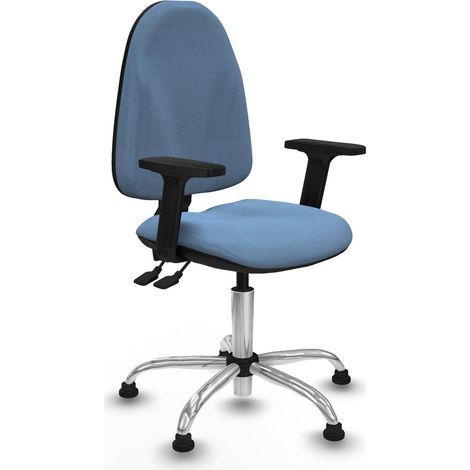 Piqueras y Crespo Algarra Bali chaise bureau bleu ciel (1/3)