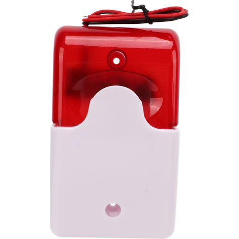 Alarme sonore et lumineuse clignotante rouge, bonne isolation, résistante aux chocs, dispositif d'avertissement de sécurité 220 V
