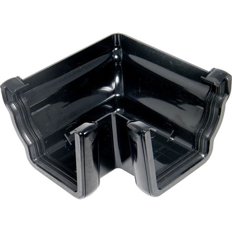 FloPlast Niagara 90° External Angle Black - Pack of 10
