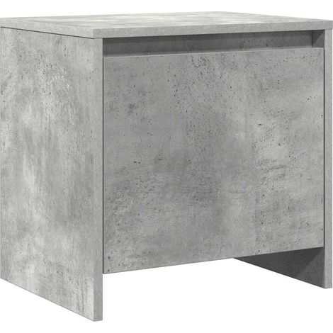 Maison Exclusive - Comodino Grigio Cemento 45x34x44,5 cm in Truciolato (1/5)