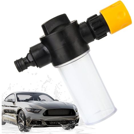 Pistola per schiuma per autolavaggio  Spruzzatore per idropulitrice ad alta pressione  Spruzzatore per schiuma per auto con tubo flessibile e attacco rapido, Cura dell'auto e spruzzatore