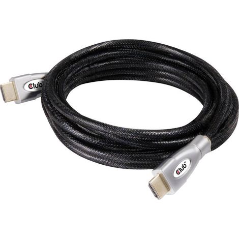 Câble de raccordement club3D HDMI Fiche mâle HDMI-A, Fiche mâle HDMI-A 5.00 m noir CAC-2312 4K UHD, ignifuge Câble HDMI (1/4)
