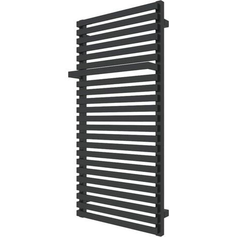 Scaldasalviette ad acqua calda nero 510mm di altezza e 500mm di larghezza -  Watt - CIT510/500SXN