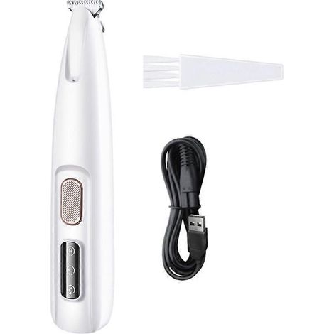 Tondeuse à poils de pattes étanche pour le toilettage des animaux, avec lumière LED, pour une utilisation à domicile (1/4)