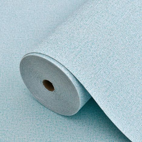 Papel pintado de espuma 3D, impermeable, apto para la decoración de paredes en el salón o el dormitorio, color azul, 1 rollo (10 m de largo, 50 cm de ancho). (1/5)