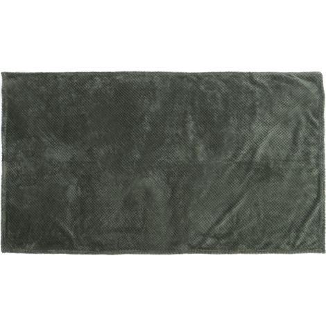 Couverture légère en fibre de polyester pour climatiseur - Sofa, Chambre, Literie - Vert Armée 70x100 cm (1/5)