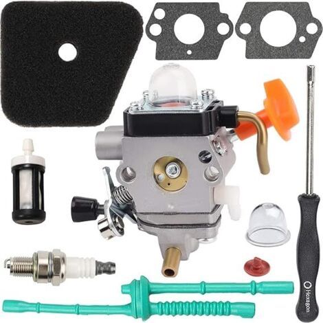 Kit de carburateur pour débroussailleuse STIHL FS87 FS87R FS90 FS90K/R FS100 FS110, carburateur C1Q-S174 remplace 4180 120 0604 4180 120 0611 (1/4)