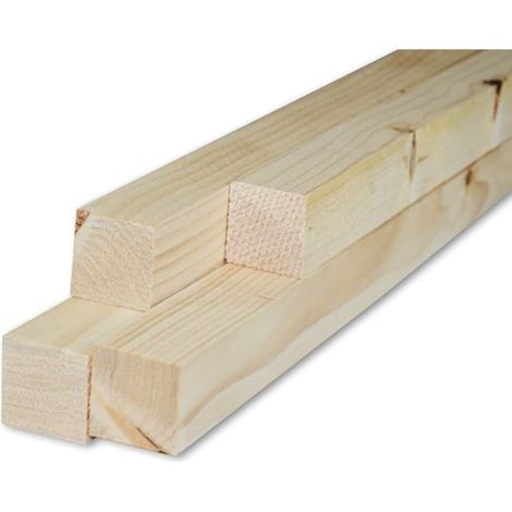 LISTELLO GREZZO IN ABETE 40 X 40 X 1000 MM