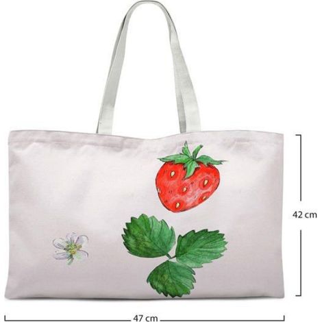 Sac shopping coton noir 47 x 42 cm - tote bag Bonamaison (1/4)