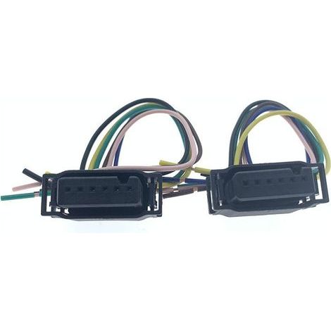 Connecteurs d'origine Mercedes-Benz Classe S S300/S500/C200W/205W/156 pour capteurs de stationnement avant et arrière, radar et module de surveillance des angles morts -- JB2217-6P
