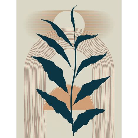 Papier peint panoramique - Boho - 195 cm x 256 cm (1/2)