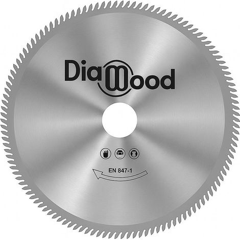 Lame de Scie Circulaire Acier CV D. 500 x Al. 30 x ép. 5.0/3.0 mm x Z56 Crochet pour Bois de Chauffage - Diamwood