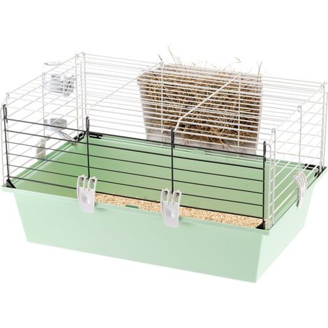 Ferplast CAVIE 60 Gabbia per roditori FERPLAST CAVIE 60: adatta a Cavie, Porcellini d'India, design italiano, accessori inclusi . Variante GUINEA 60 - Misure: 58 x 38 x h 32.5 cm - (1/5)