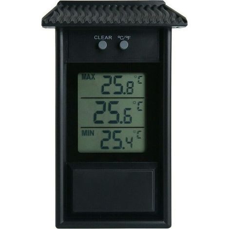 Thermomètre de serre avec affichage numérique Max Min (1/5)