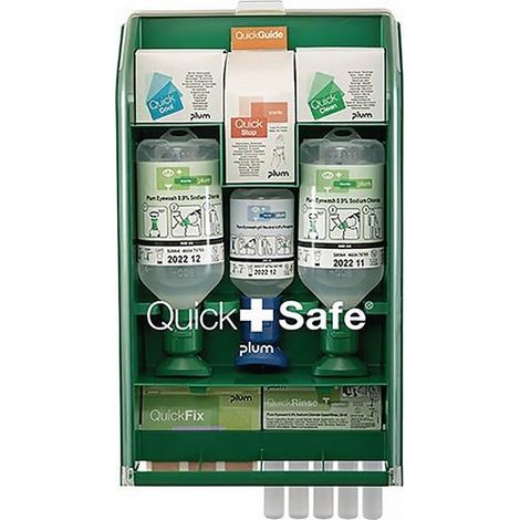 QuickSafe Box Complete llena protegida contra el polvo de plástico PLUM (1/3)