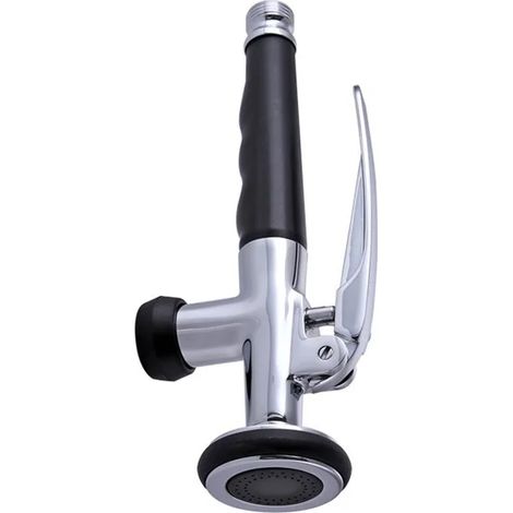 Mitigeur de cuisine professionnel avec douchette extractible, tête de pulvérisation pivotante en laiton, filtre auto-nettoyant intégré, vanne de remplacement pour évier, adaptable aux robinets commerc (1/5)