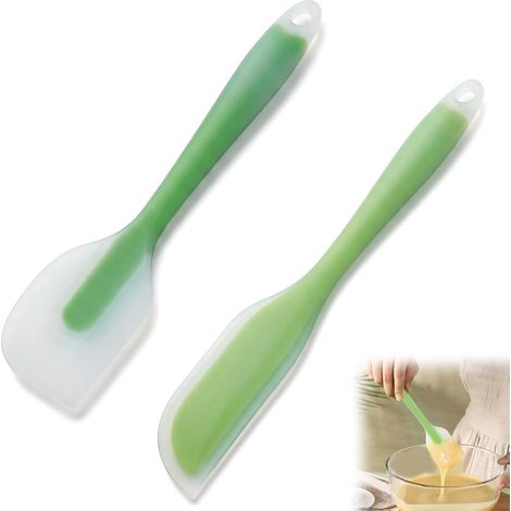 2 Pièces Spatule Silicone, Spatule Cuisine Silicone, Spatule Patisserie (1/5)