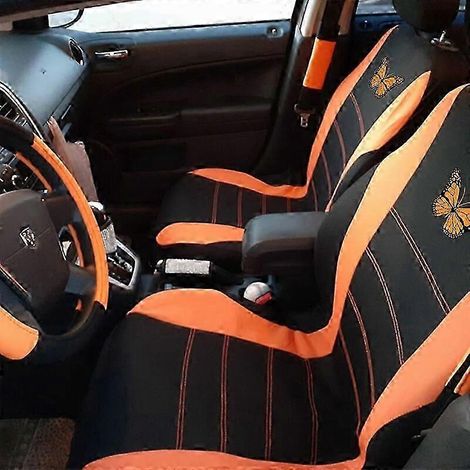 Housses de siège auto papillon universelles, housses de protection pour sièges auto, accessoires intérieurs pour voiture femme (9 couleurs) (1/5)