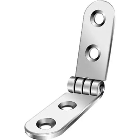 (1 pièce) Charnière pliable à visser pour armoire de machine à coudre, charnière à coin arrondi, quincaillerie pour meubles (1/5)