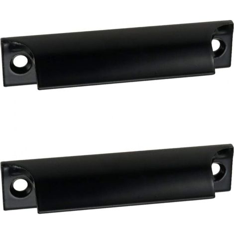 Piece sliding door handle, aluminum furniture handle, black kitchen cabinet handle, available for balcony door, sliding door, drawer, YMYNY (1/4)