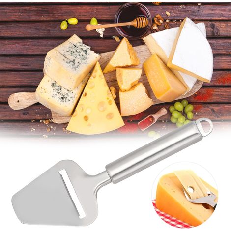 Coupe-fromage en acier inoxydable 430 manche long antidérapant trancheur jambon fromage (1/3)