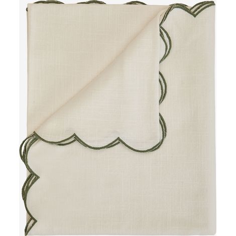 SKLUM Tischdecke 170x250 cm aus Baumwolle Usnavy Grün Apfel