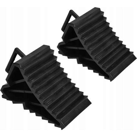 Cale de roue générique pour remorque/camping-car, butée de frein de pneu portable, 2 pièces (1/4)