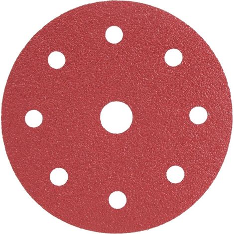 Disque abrasif - Radix - Pro - Velcro 125 mm - P60 - 9 trous (10 pcs) (1/2)
