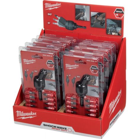 Milwaukee mil352939 puntas y soportes 1/4" por 6