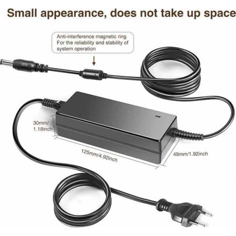 Chargeur de Trottinettes Electriques - - 42V 2A - Compatible 36V/42V - Charge rapide - Universel (1/4)