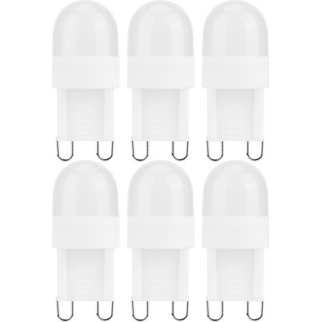 10 Ampoules LED G9 1.5W, Culot à Broches pour Lustre, Plafonnier, Lampe Murale, 110 Volts (1/5)