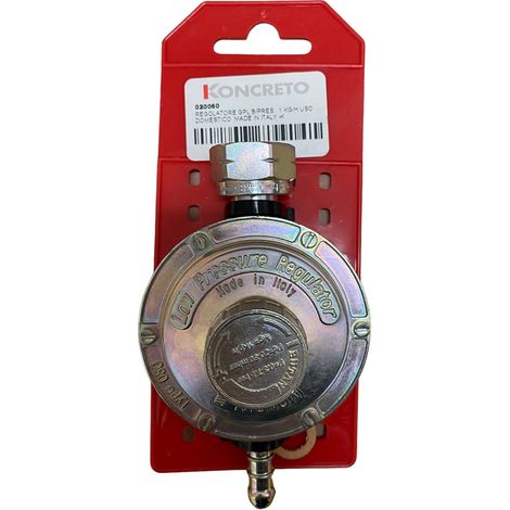 Koncreto Regolatore Gpl Bassa Pressione 1 Kg/H Per Uso Domestico. (1/2)