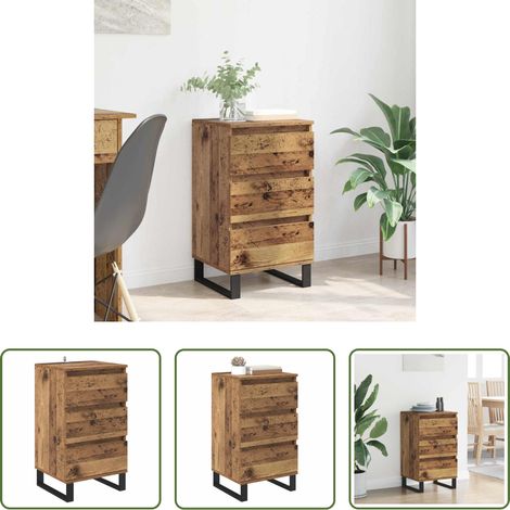 Schubladen Sideboard - Sideboard mit Schubladen Altholz Holzwerkstoff (1/5)